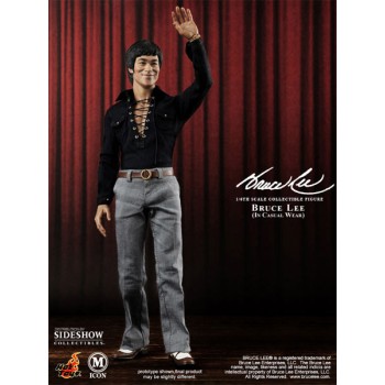 Bruce Lee Movie Icon Action Figure 1/6 70s Casual Wear Version 30 cm